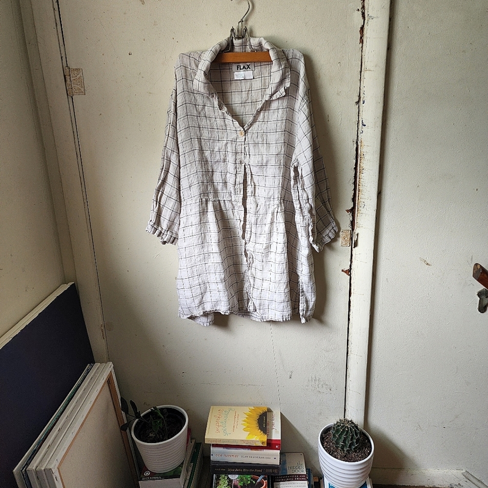 Flax Paid Tunic